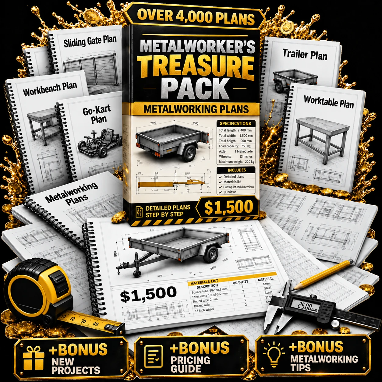 Metalworker’s Treasure Pack digital library