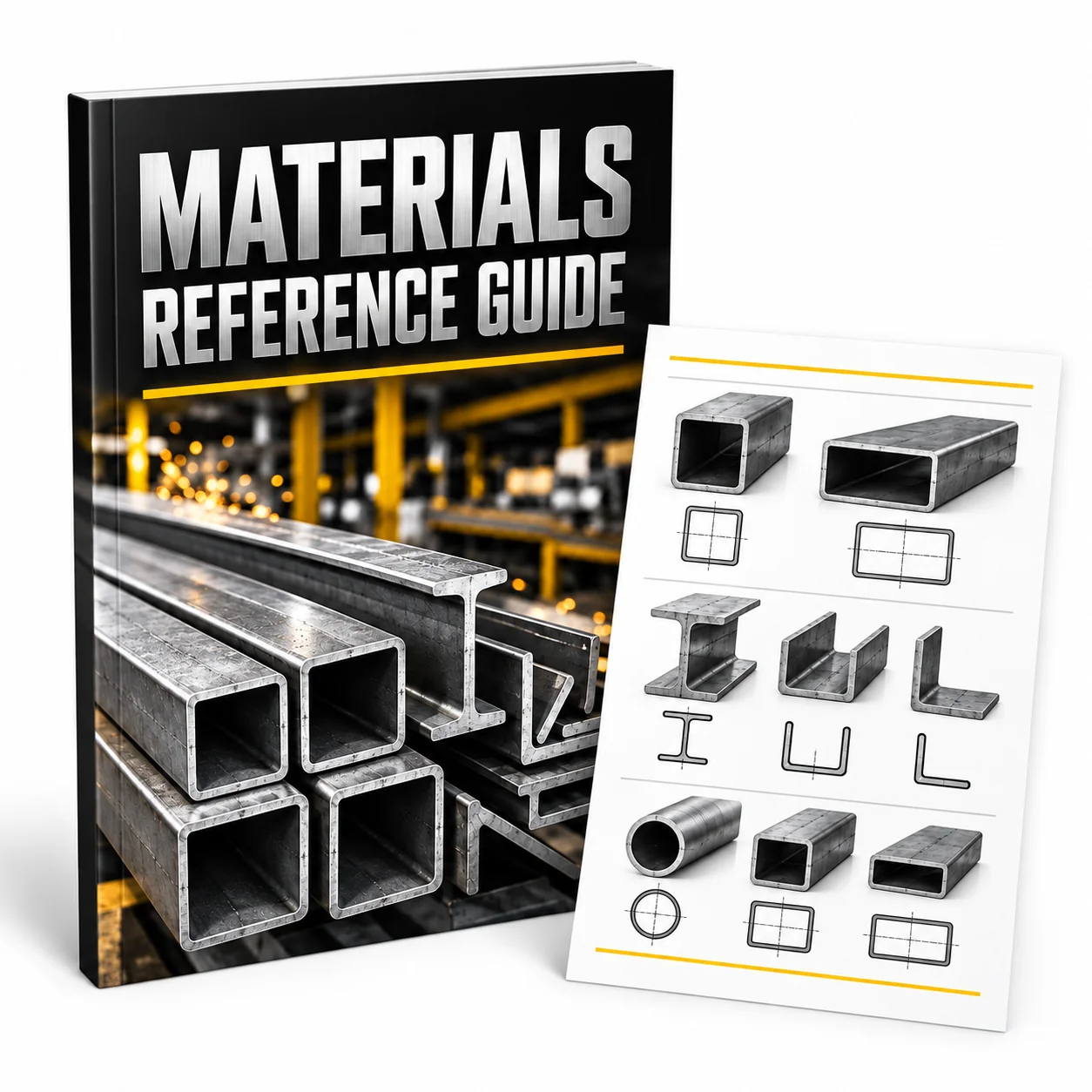 Materials Reference Guide — illustrative cover mockup