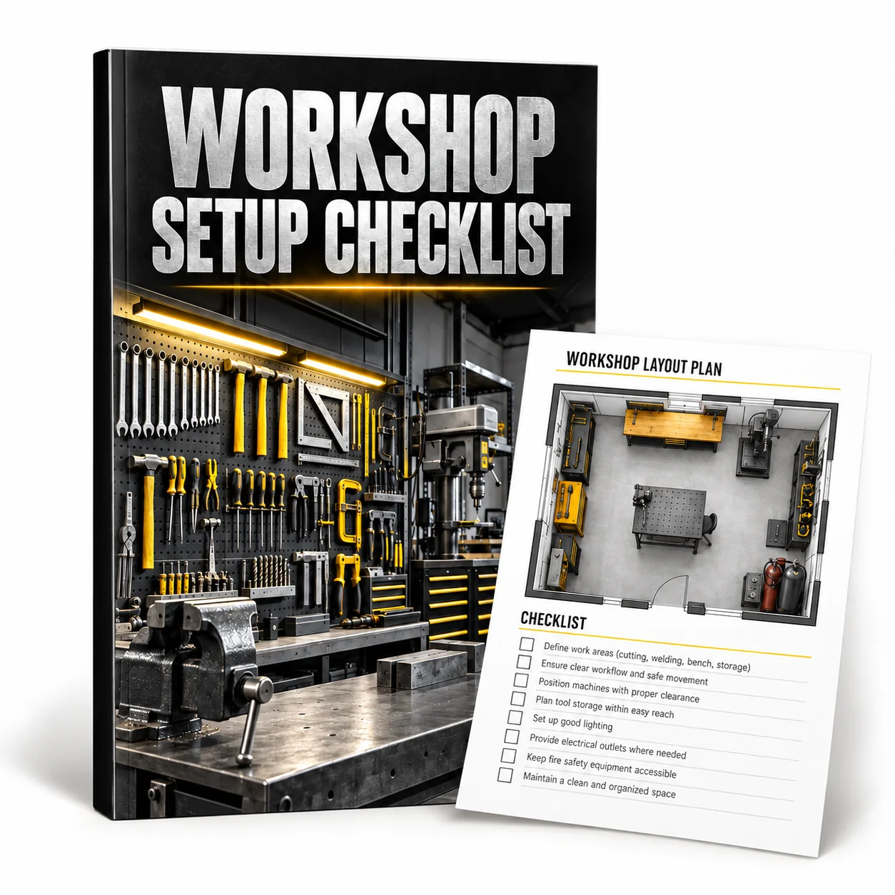 Workshop Setup Checklist — illustrative cover mockup